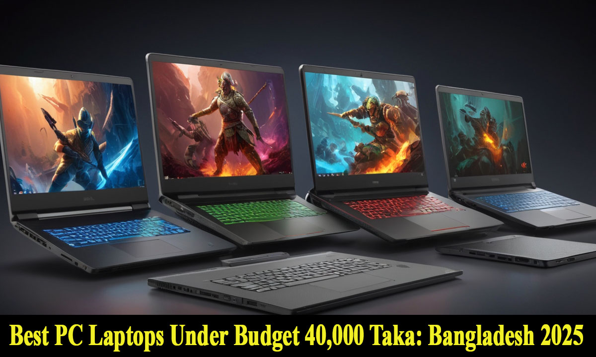 Best PC Laptops Under Budget 40,000 Taka: Bangladesh 2025