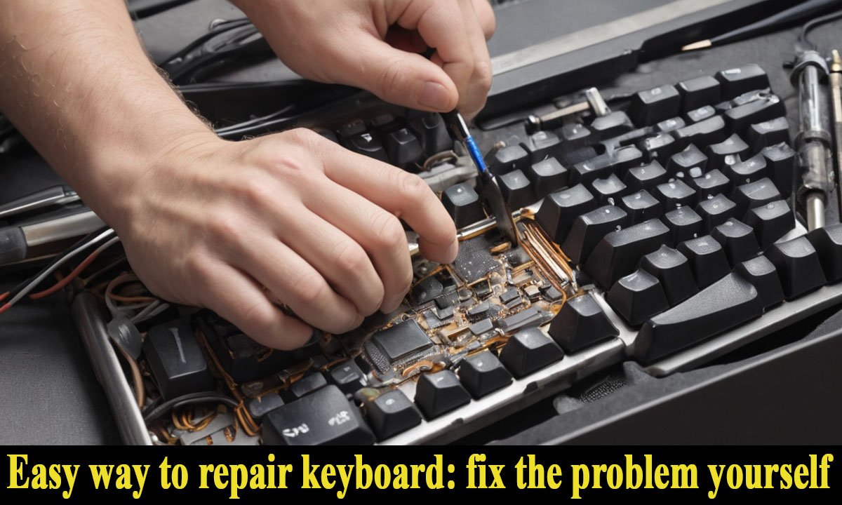 Easy way to repair keyboard: fix the problem yourself