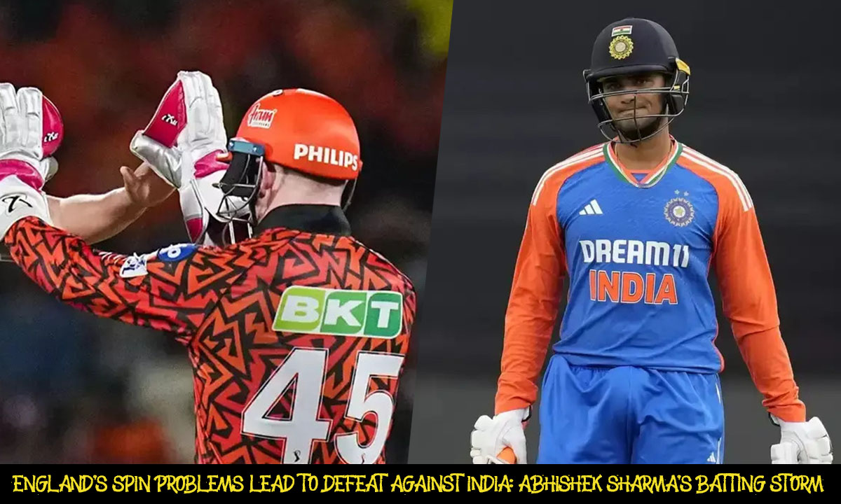 England’s spin problems lead to defeat against India: Abhishek Sharma’s batting storm