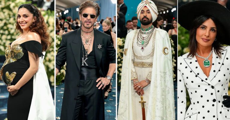 Met Gala 2025: Shah Rukh, Kiara And Diljit's Fashion Dazzles New York
