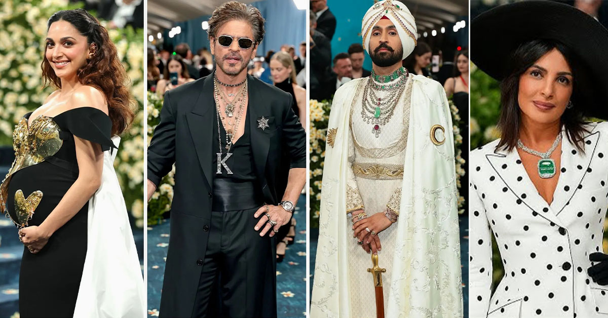 Met Gala 2025: Shah Rukh, Kiara And Diljit's Fashion Dazzles New York