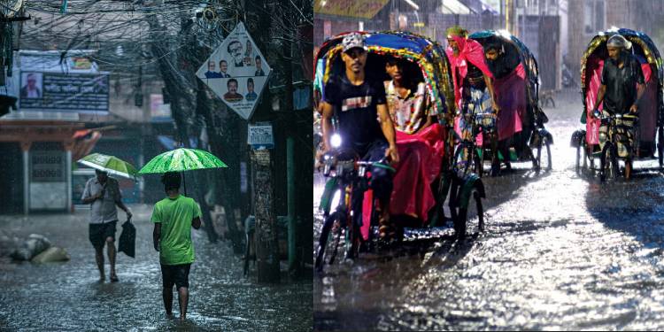Office-goers And Low-income People Suffer In Muksudpur On Rainy Days