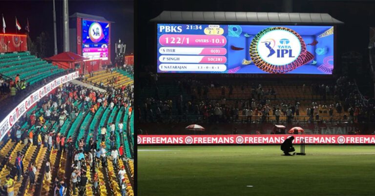 Punjab Vs Delhi Match Cancelled: Missile Attack Casts Shadow Over Ipl