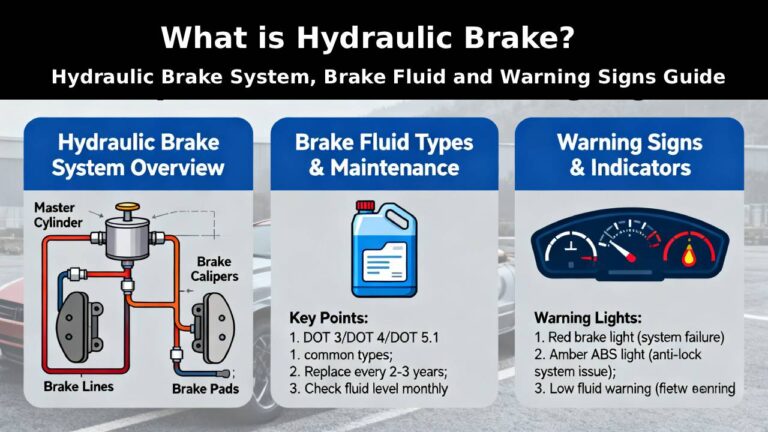 What is Hydraulic Brake Hydraulic Brake System, Brake Fluid and Warning Signs Guide